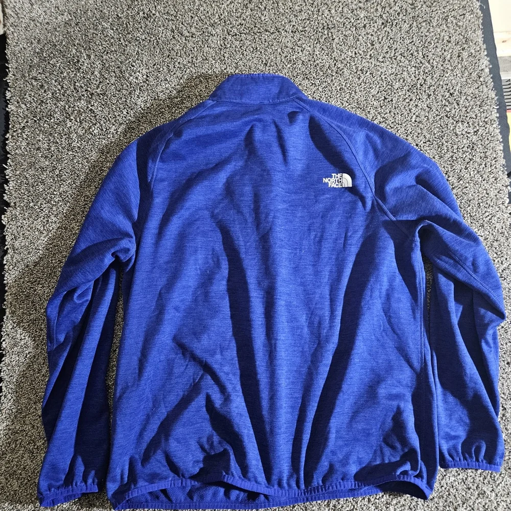 The North Face Pullover Mens Large Blue Canyonlands 1/2 Zip‎ Fleece NF0A5G9W